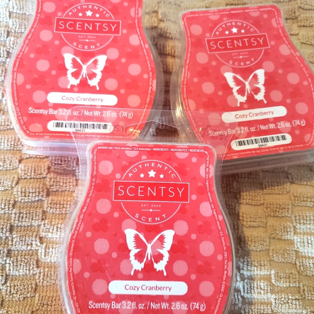 Scentsy Cozy Cranberry bars
